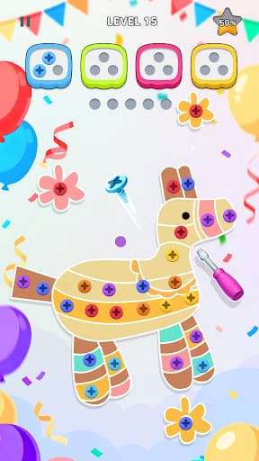 Unscrew Nuts Sort®: Pin Puzzle screenshot 11 - screenshot