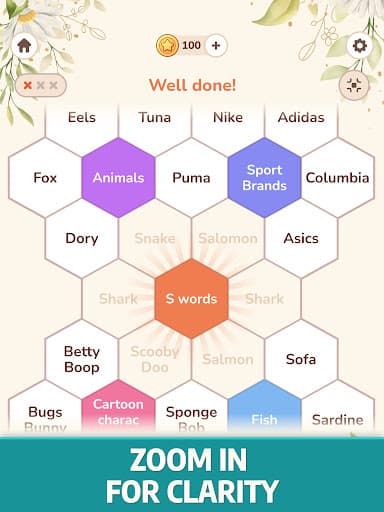 Hexa Ties: Word Associations screenshot 10 - screenshot