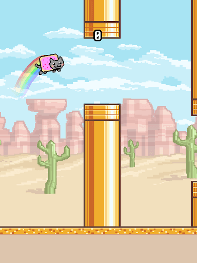 Flappy Nyan: flying cat wings screenshot 11 - screenshot