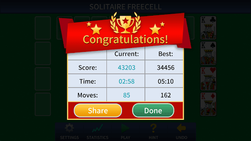 FreeCell Solitaire Classic screenshot 6 - screenshot