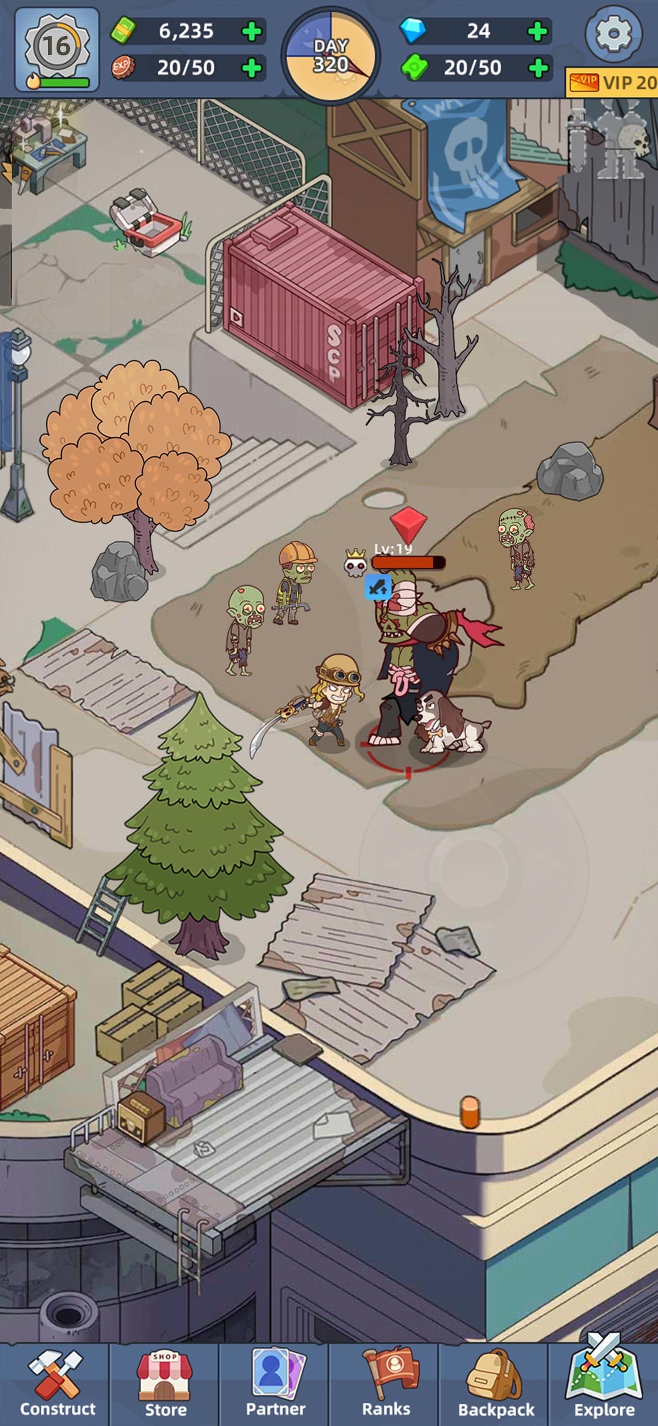 Mini Survival: Zombie Fight screenshot 4 - screenshot