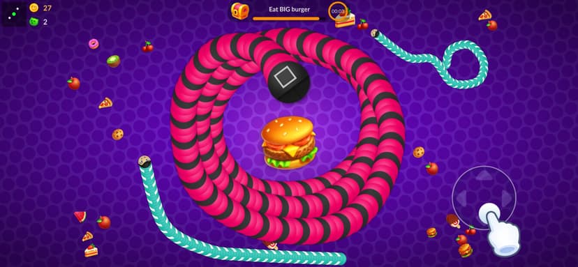 Amaze Snake: Gradient io Worms screenshot 1 - screenshot