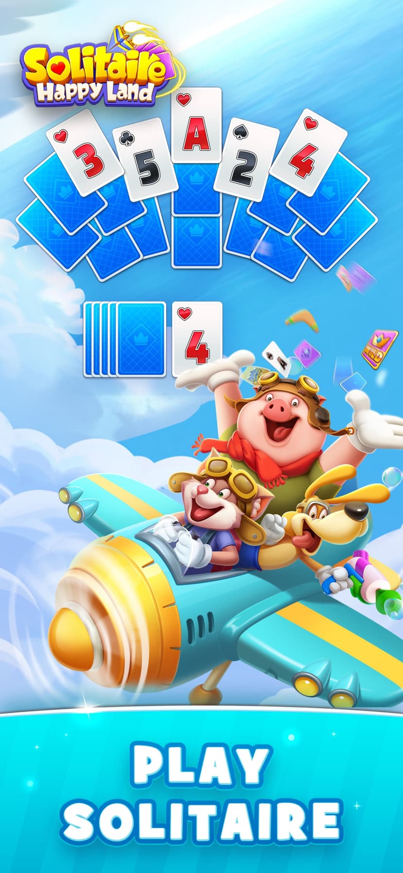 Solitaire TriPeaks: Happy Land screenshot 1 - screenshot