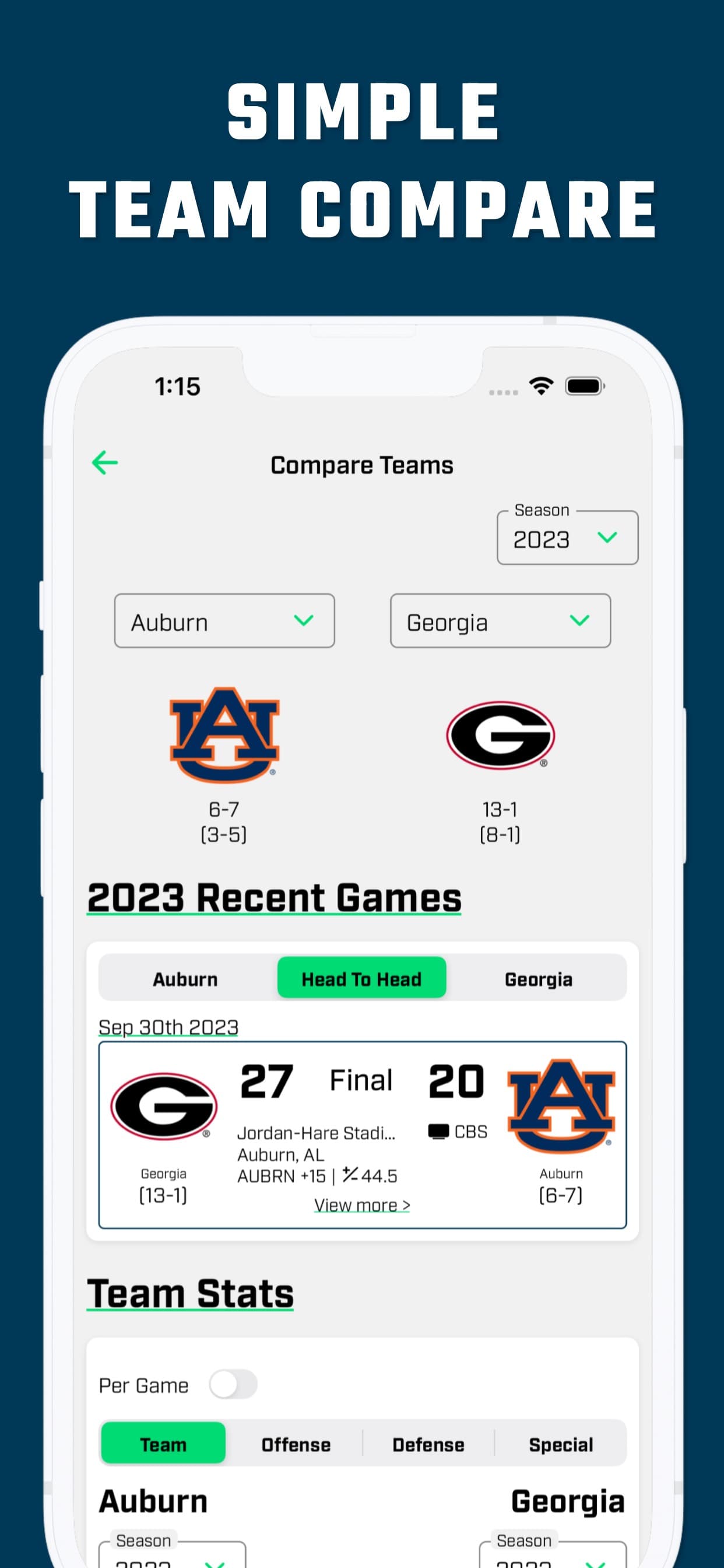 Ranked: College Football screenshot 4 - screenshot