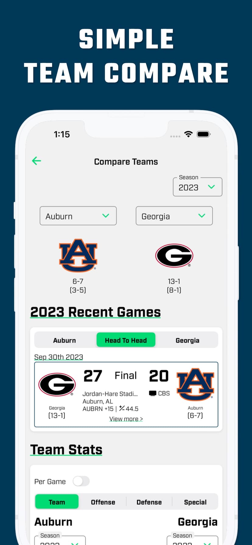 Ranked: College Football screenshot 4 - screenshot
