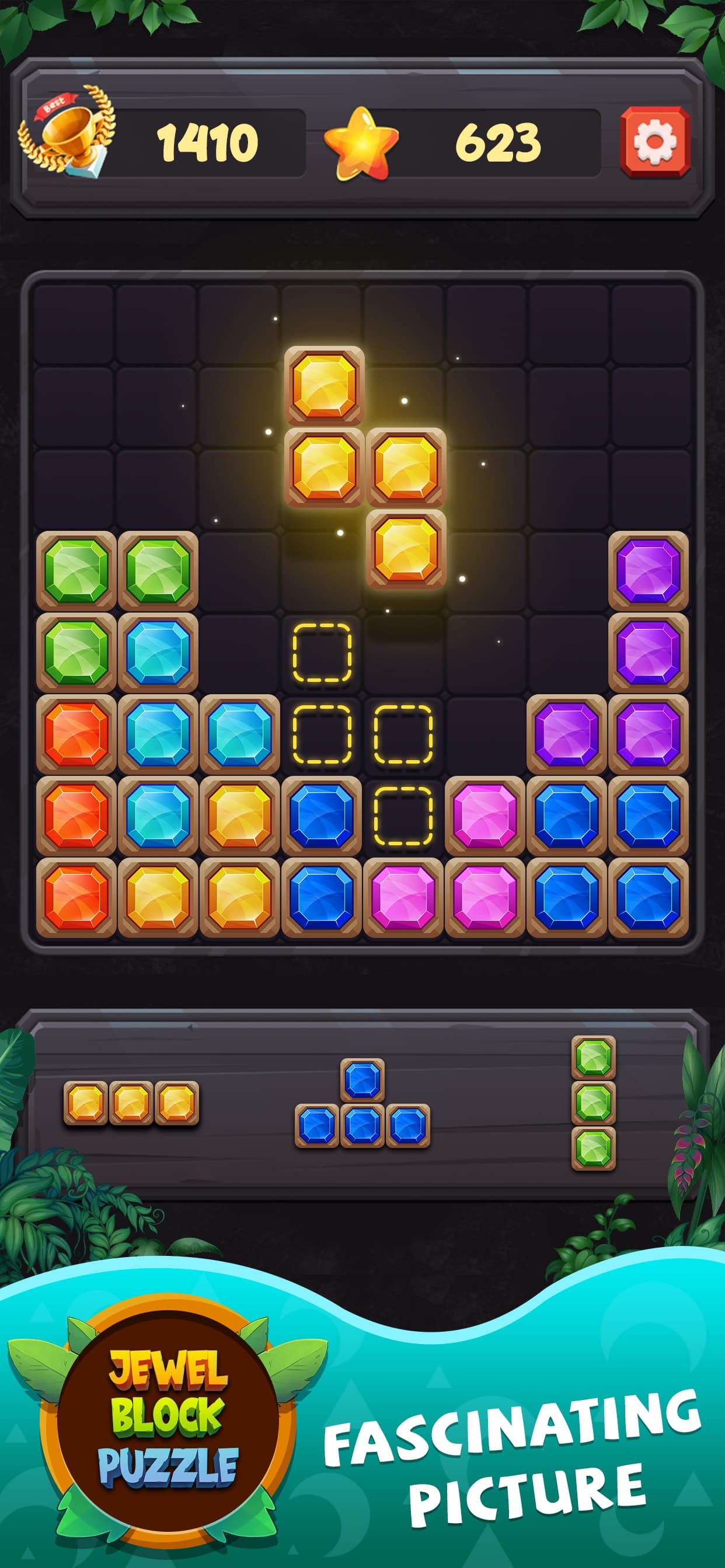 Jewel Block Puzzle Classic screenshot 1 - screenshot