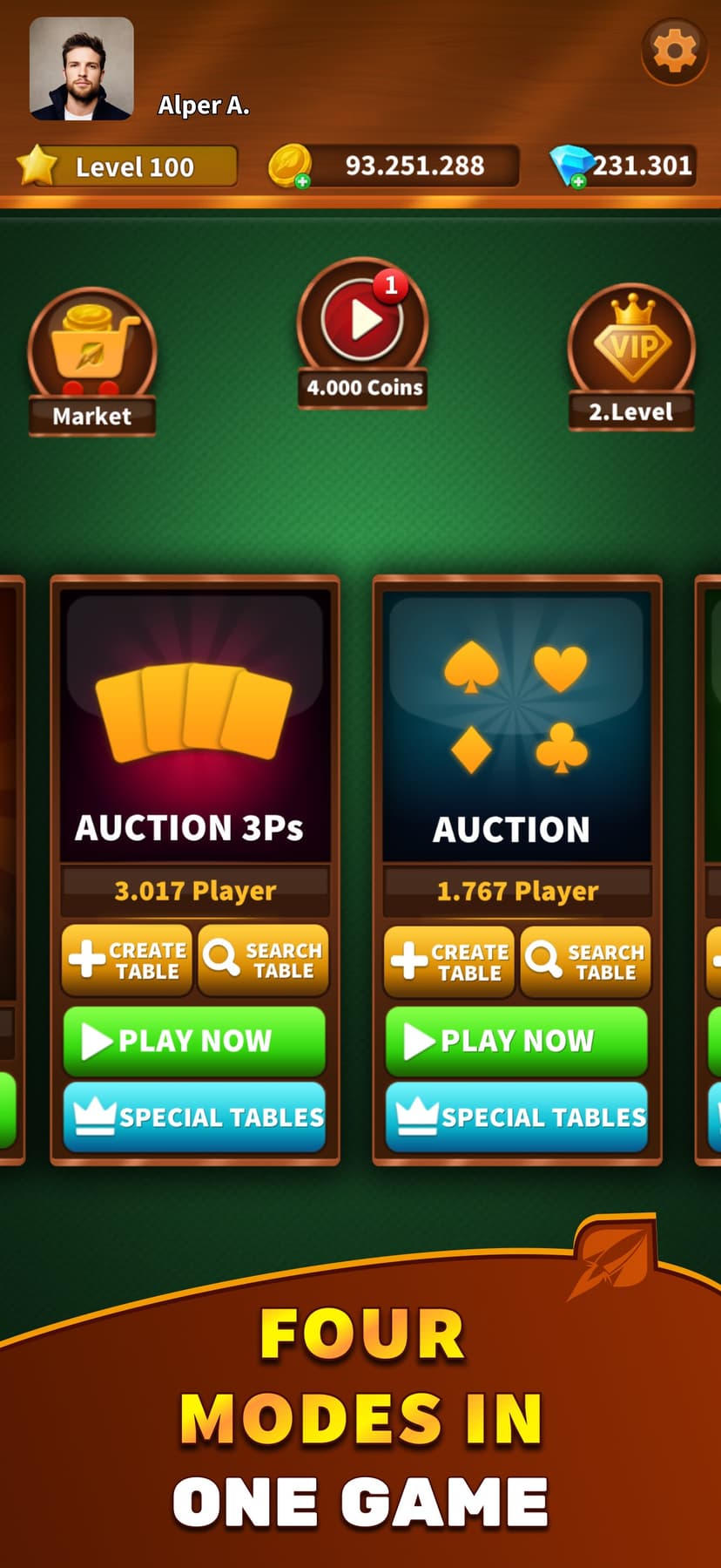 Batak Online HD - Spades screenshot 3 - screenshot
