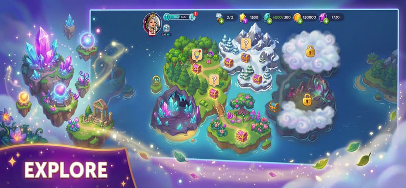 Merge Witches-Fun Puzzle Game screenshot 4 - screenshot