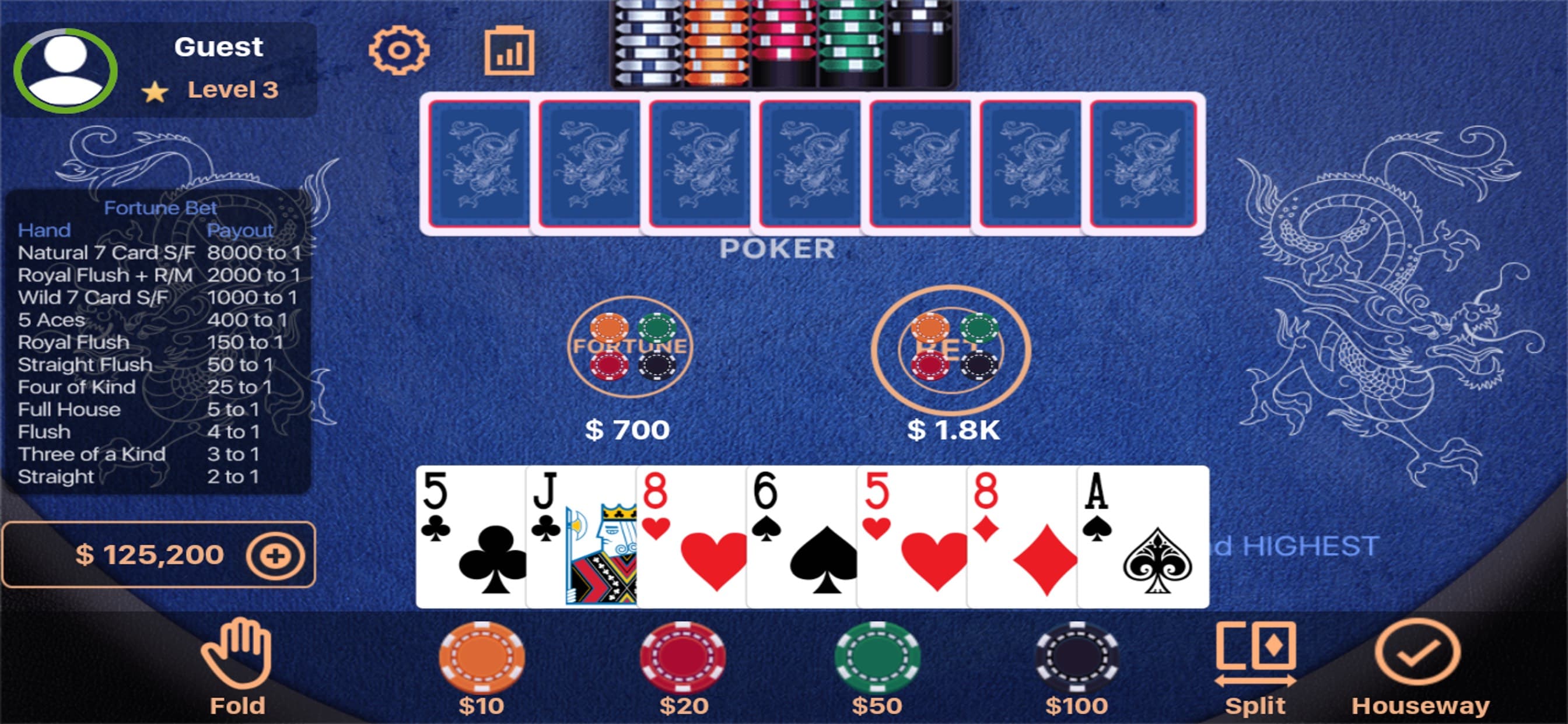 Pai Gow Poker Casino screenshot 1 - screenshot