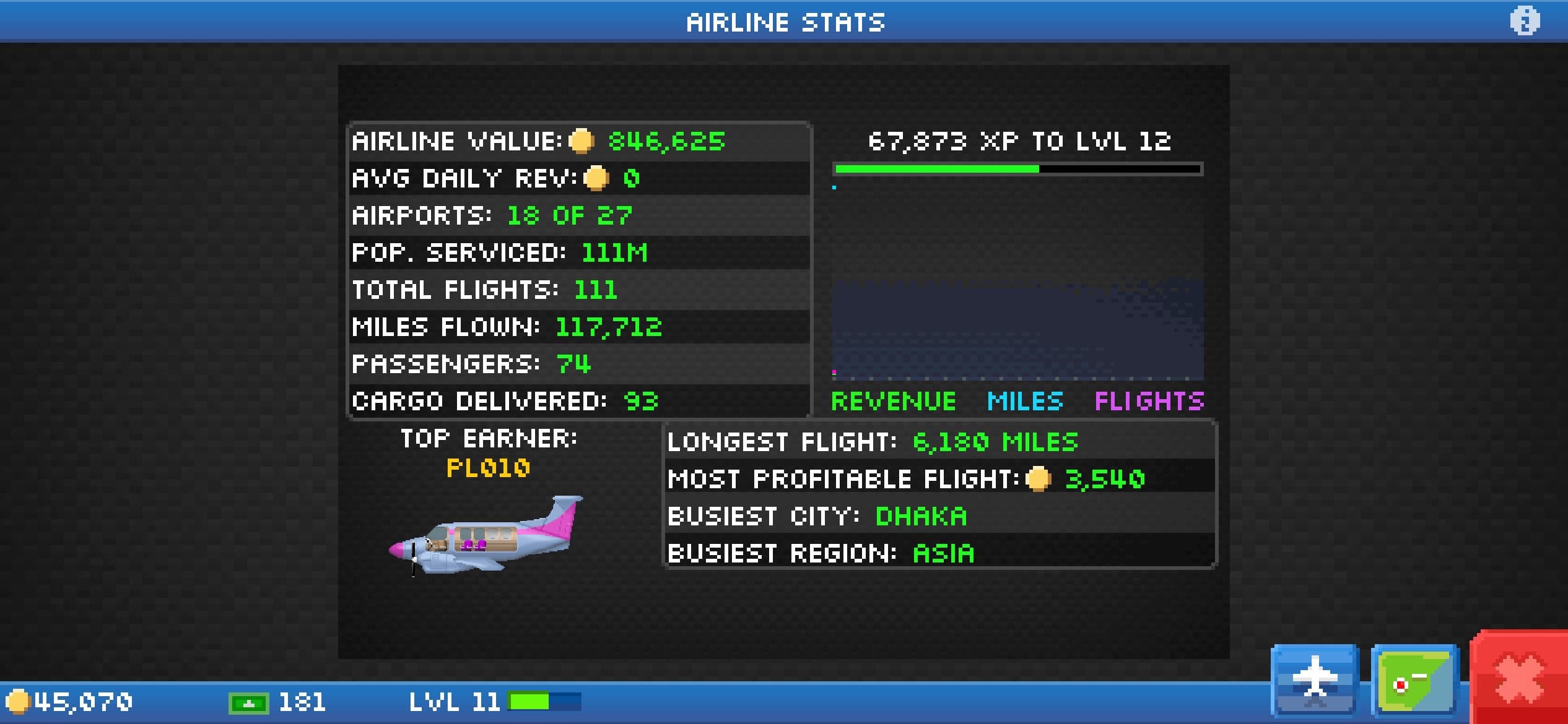 Pocket Planes: Airline Tycoon screenshot 5 - screenshot