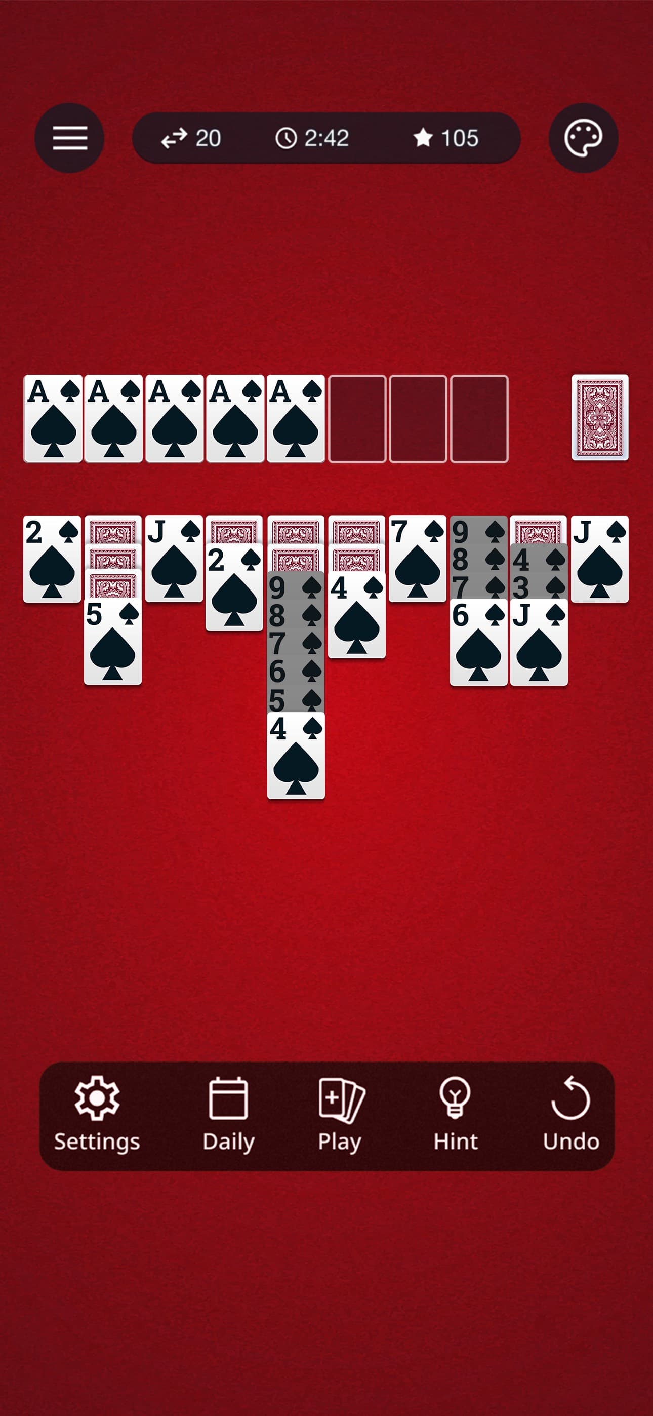 Spider Solitaire: Classic Card screenshot 4 - screenshot