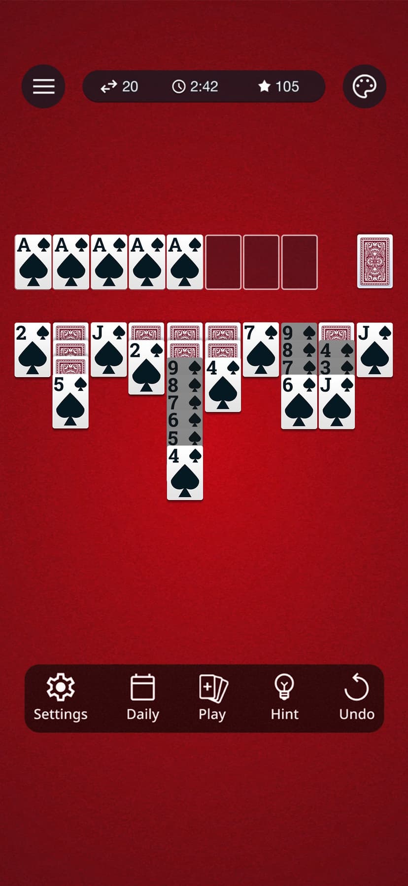 Spider Solitaire: Classic Card screenshot 4 - screenshot