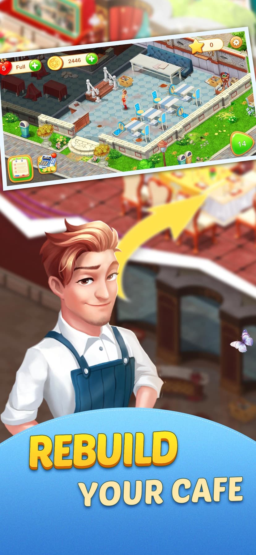 Dream Cafe-Match 3 Crush screenshot 2 - screenshot