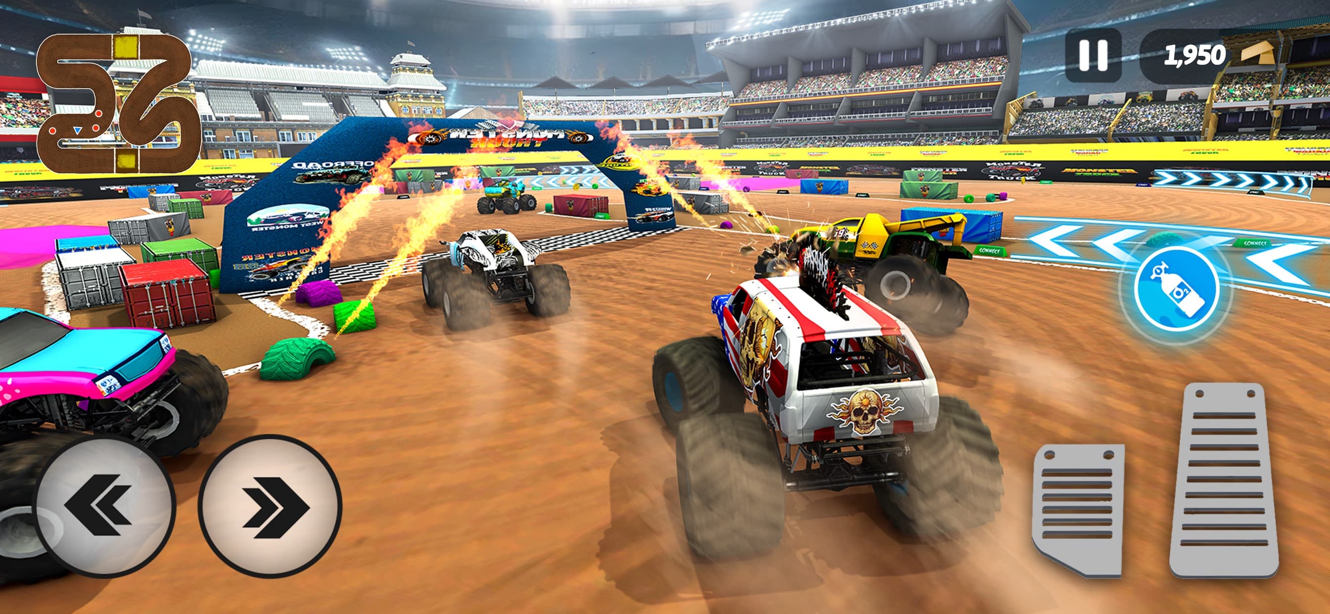 Monster Truck Offroad Race Jam screenshot 1 - screenshot
