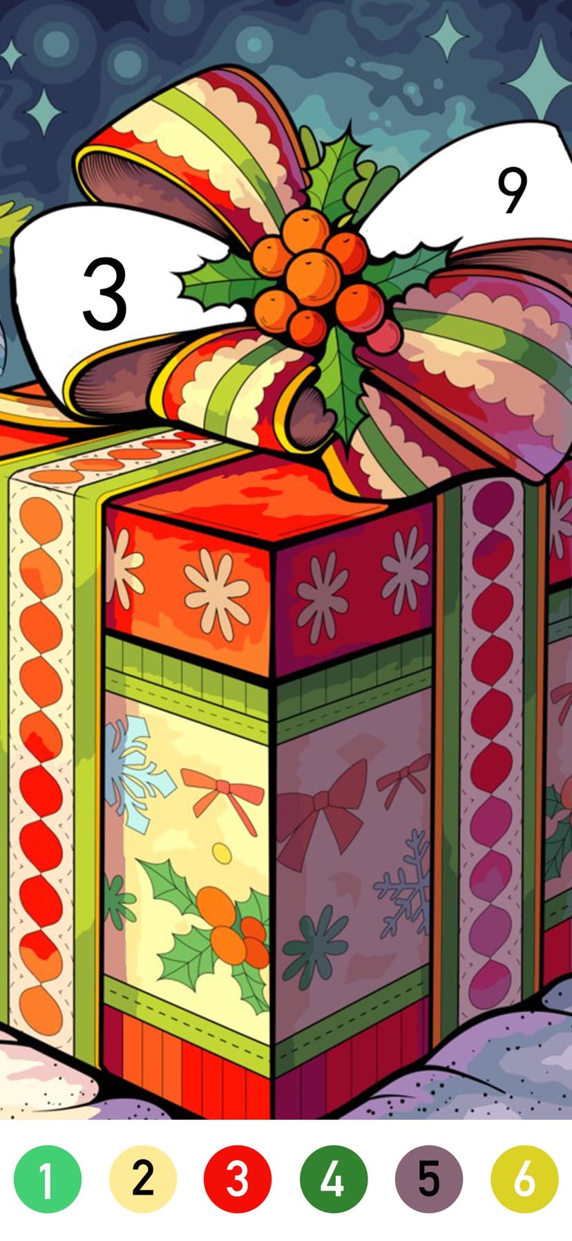 Christmas Color by Number Game screenshot 7 - screenshot