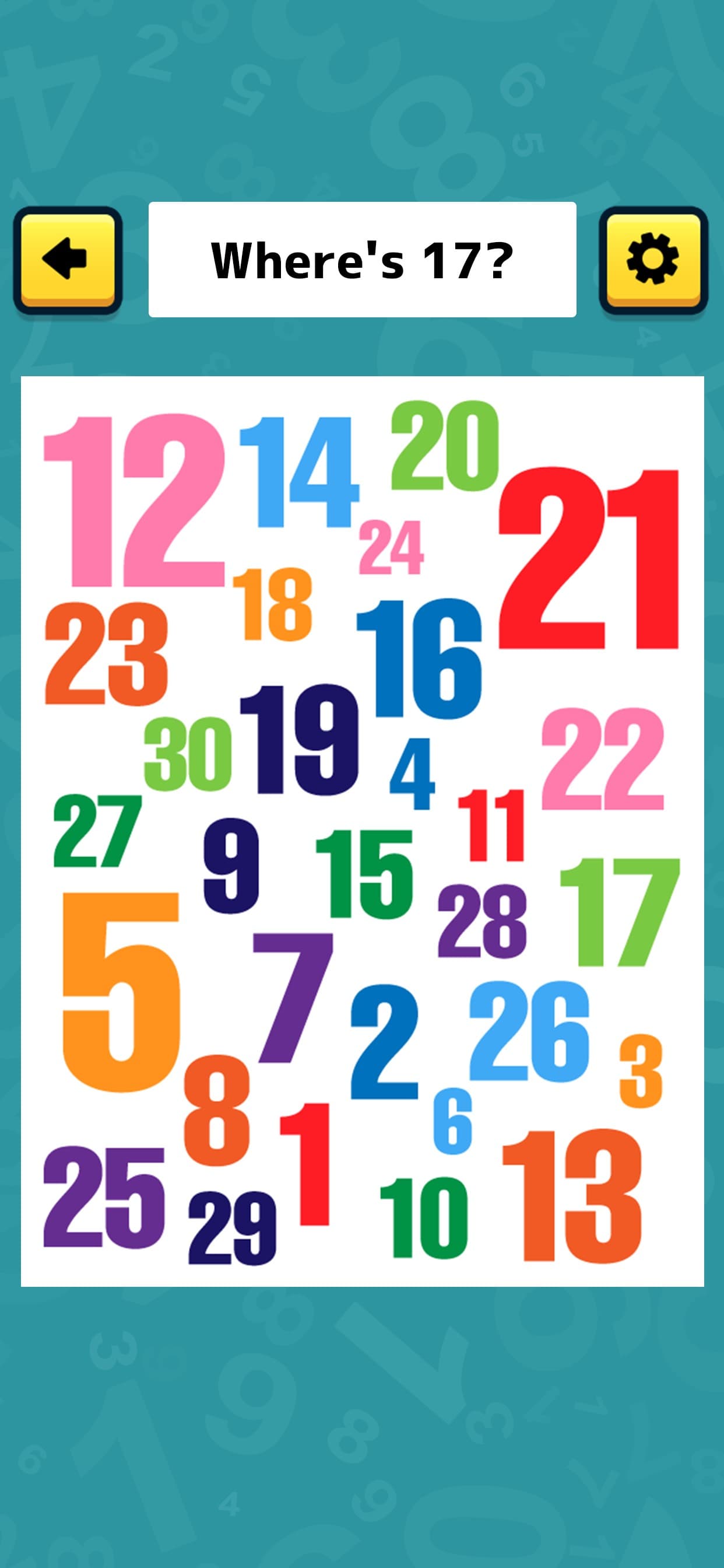 Find the Number!‐brain game screenshot 2 - screenshot