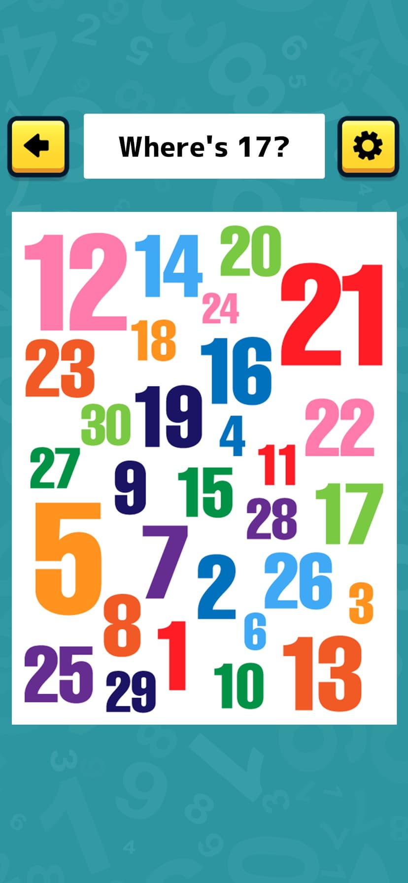 Find the Number!‐brain game screenshot 2 - screenshot