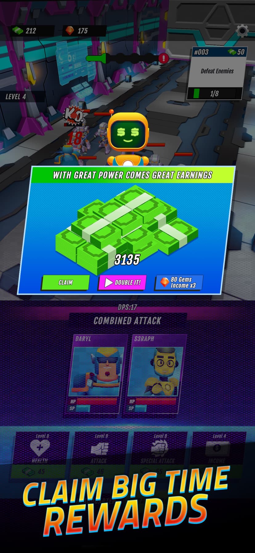 Superhero Idle: Strike League screenshot 7 - screenshot