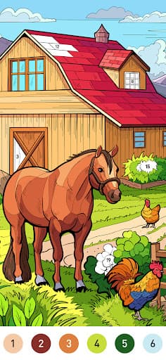 Country Farm Coloring Book screenshot 2 - screenshot
