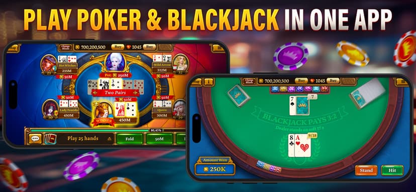 Texas Holdem Poker & Blackjack screenshot 1 - screenshot