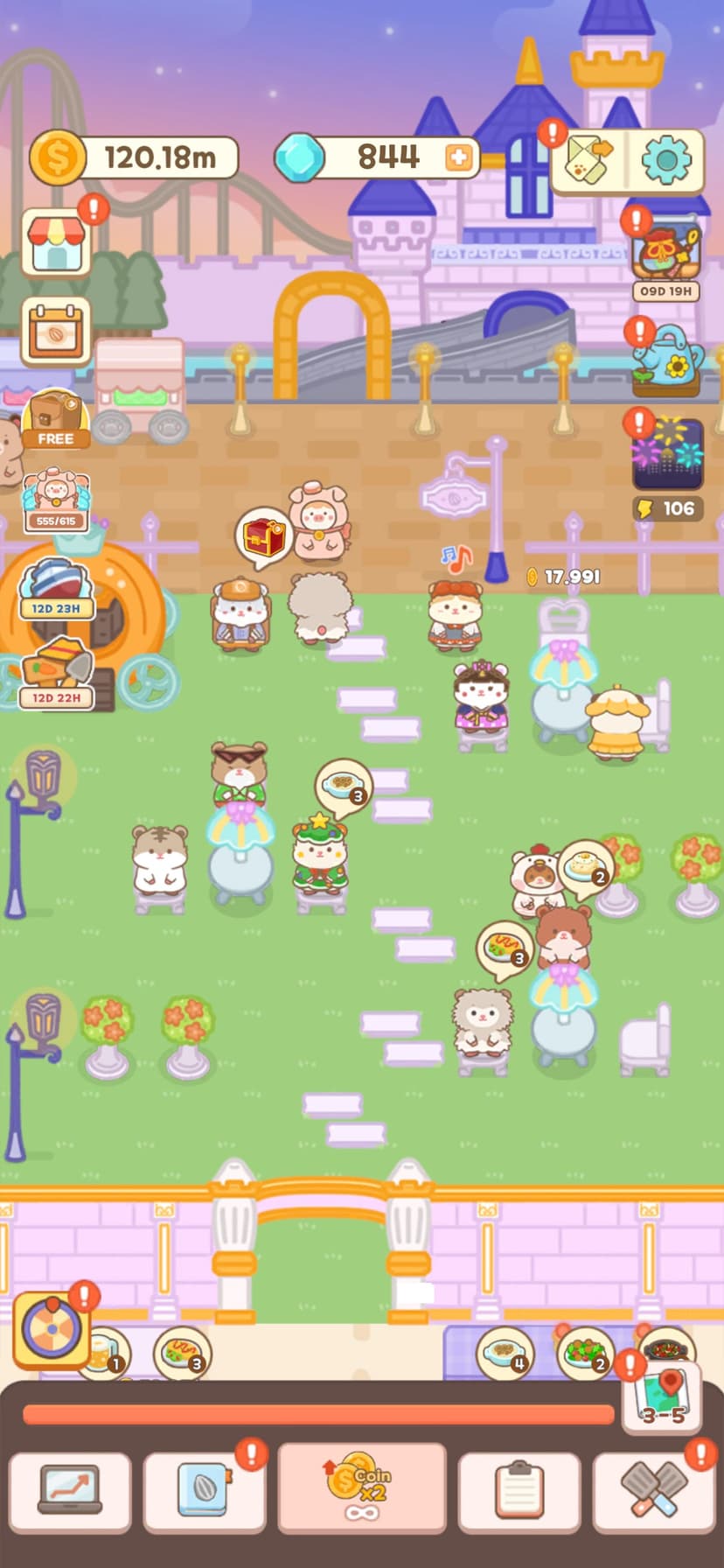 Ham's Kitchen : Cute Food Game screenshot 1 - screenshot