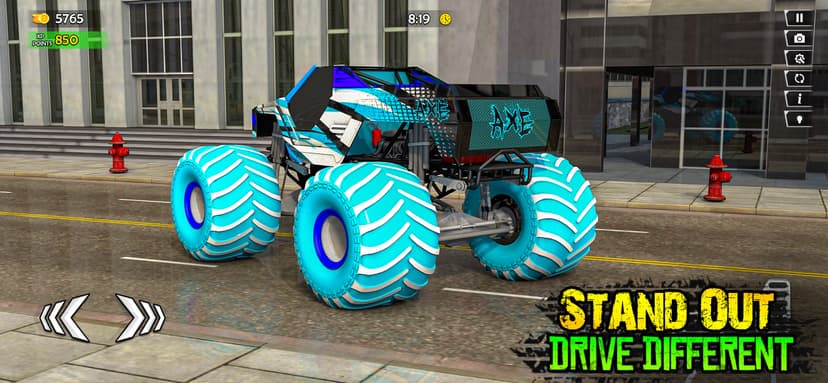 Monster Truck - 4x4,Stunt,Race screenshot 3 - screenshot