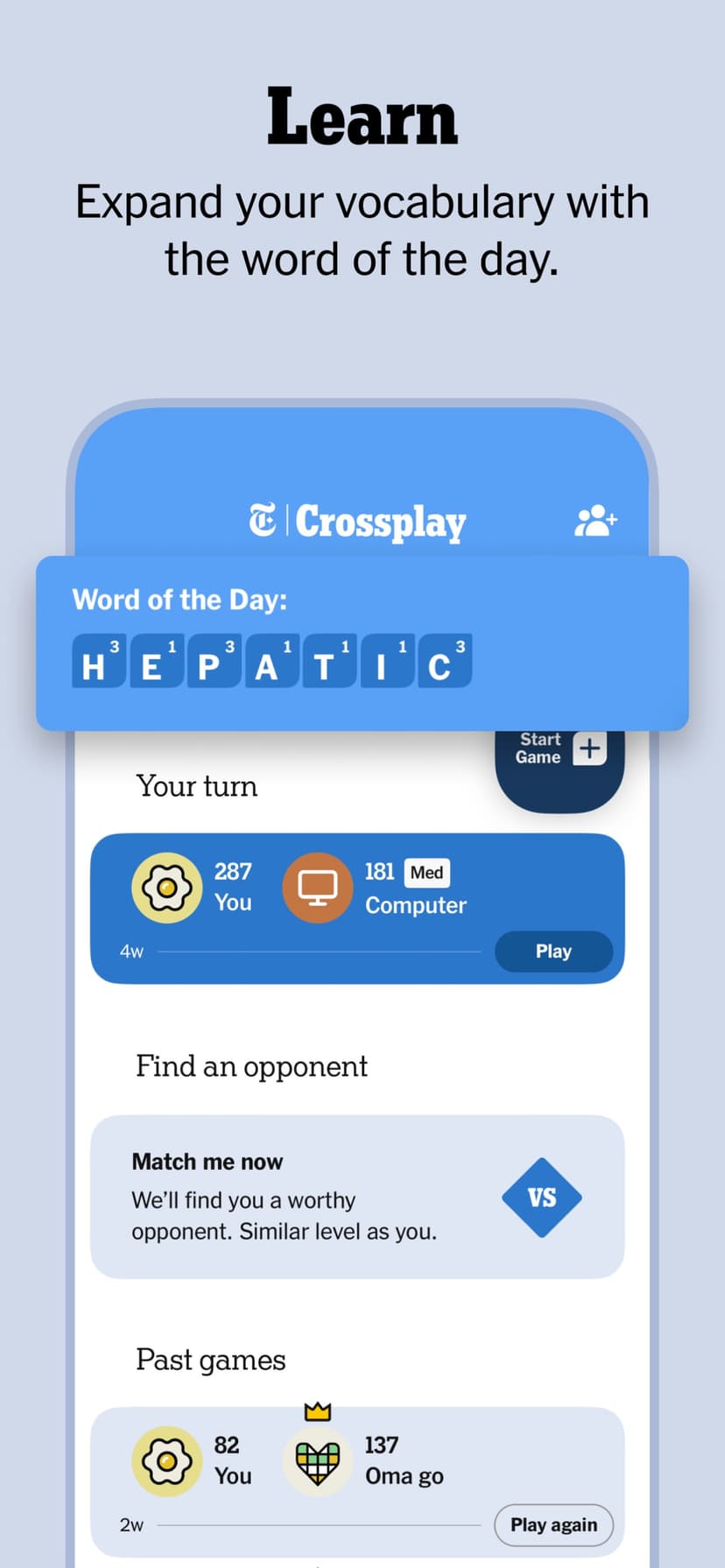 NYT Crossplay: Play and Spell screenshot 6 - screenshot