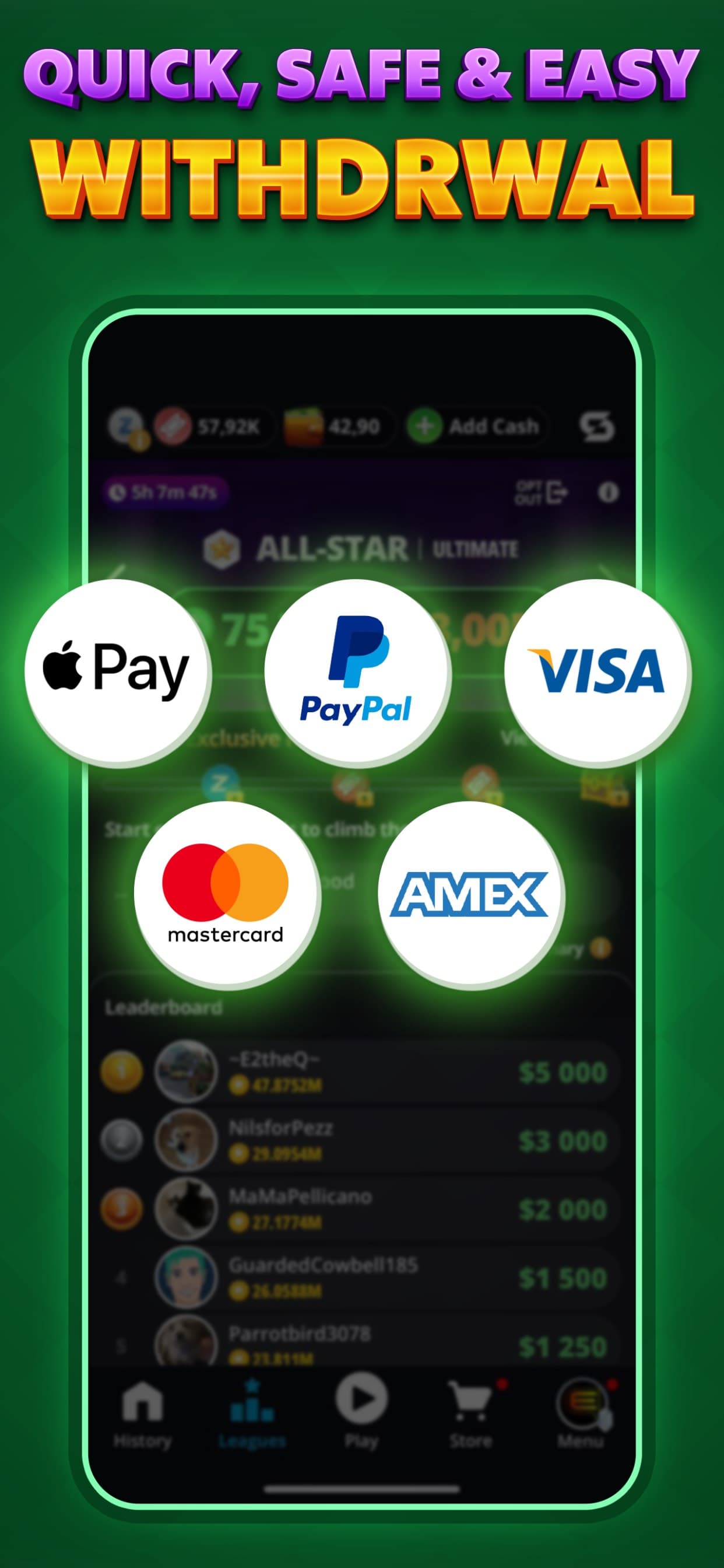 Real Money Solitaire Skill screenshot 4 - screenshot