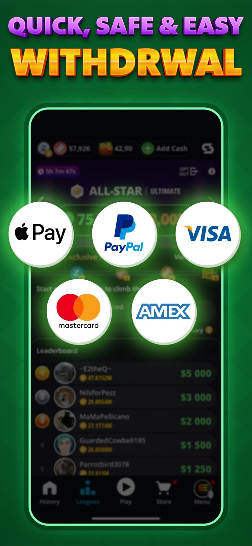 Real Money Solitaire Skill screenshot 4 - screenshot