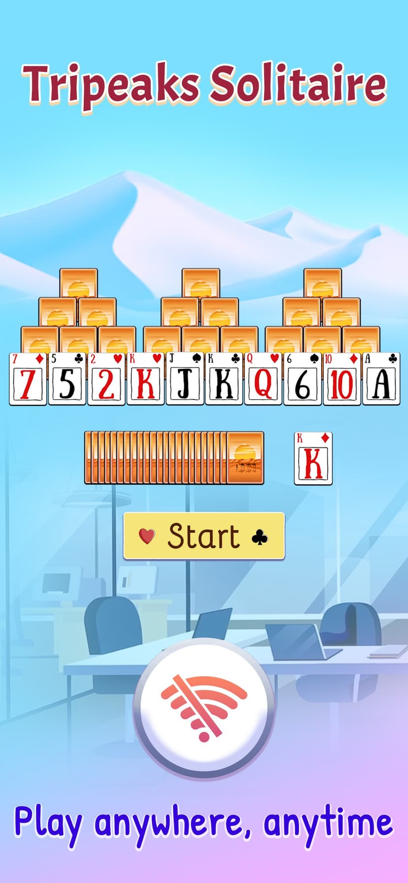 TriPeaks Solitaire Deluxe® 2 screenshot 1 - screenshot