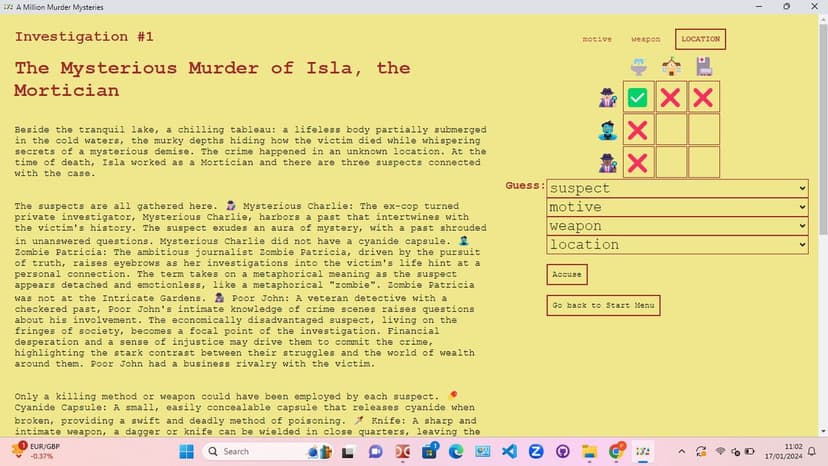 Null - screenshot