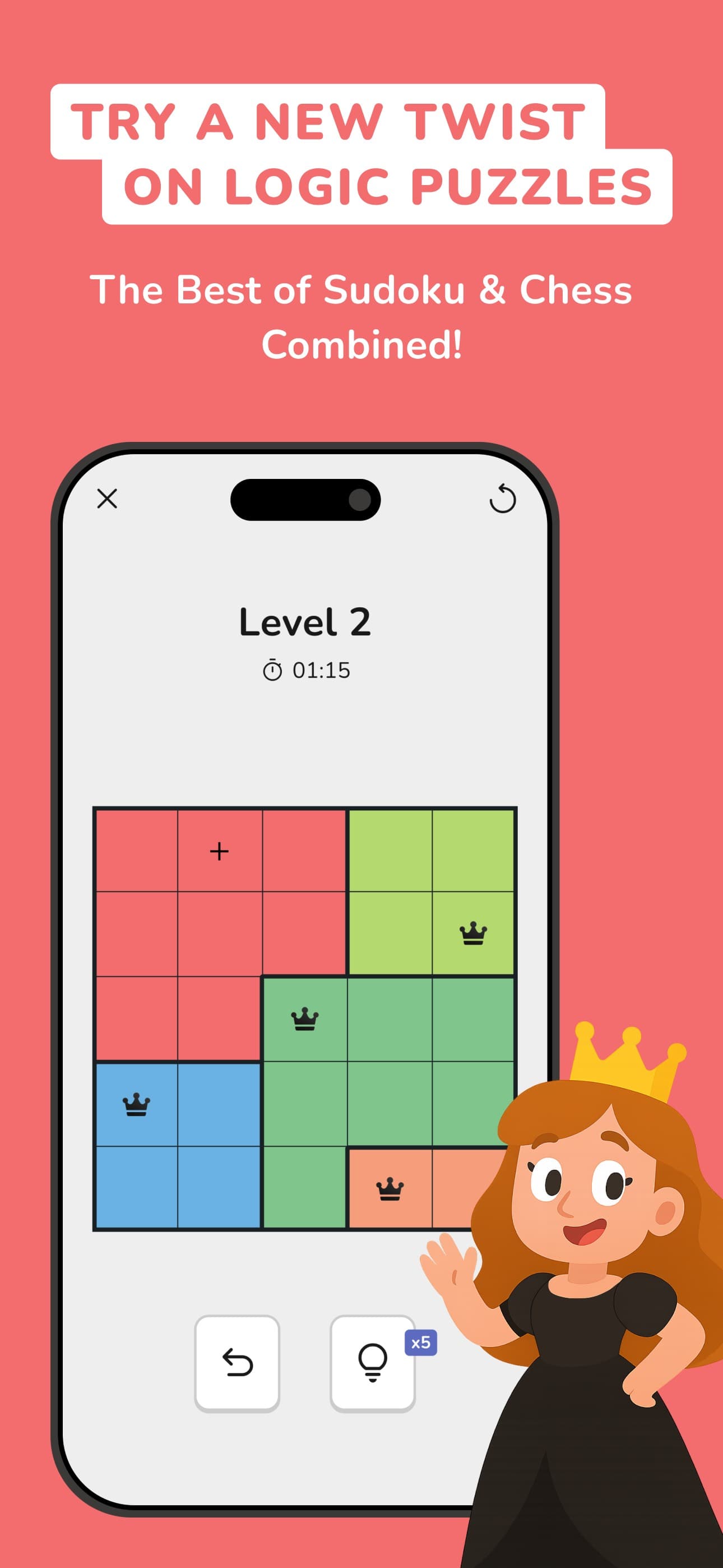 Queens: Board Puzzle Games screenshot 1 - screenshot