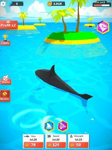 Idle Shark World - Tycoon Game screenshot 8 - screenshot