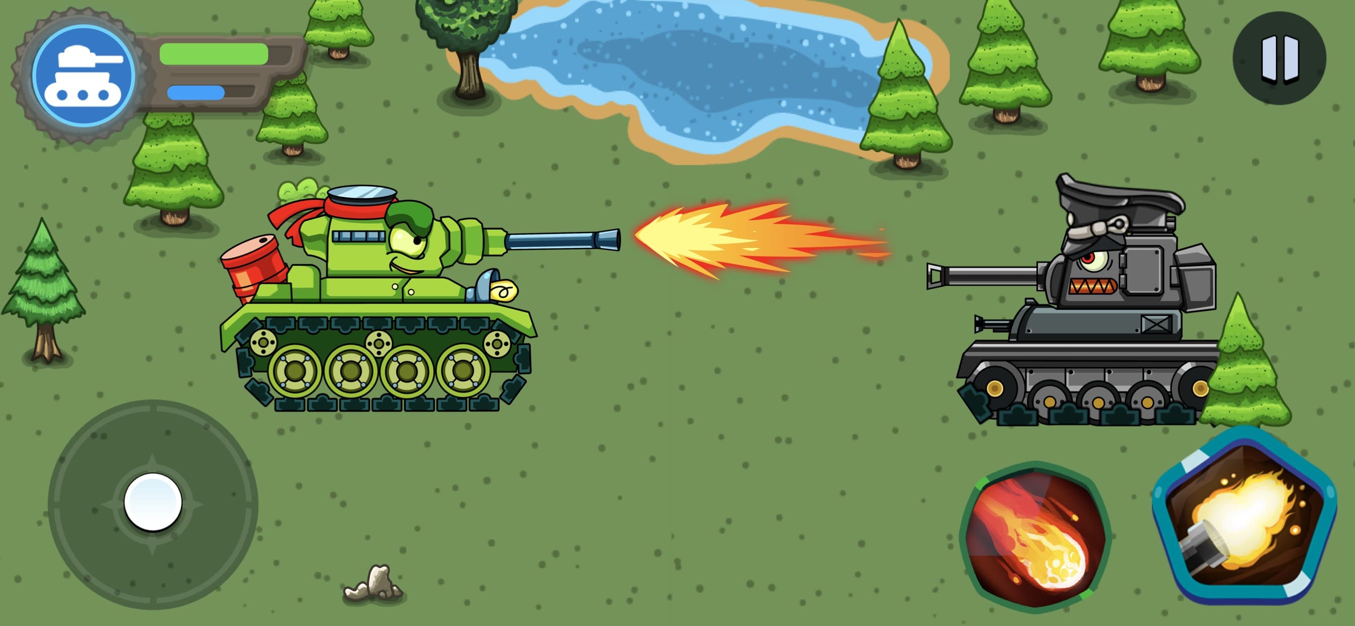Tank Battle: Games for boys screenshot 1 - screenshot