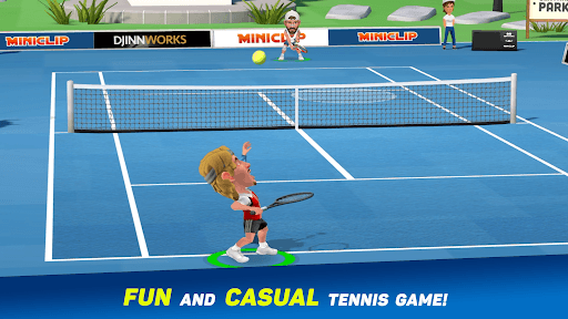 Mini Tennis: Perfect Smash screenshot 1 - screenshot