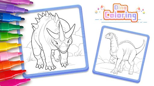 Dino Coloring: Dinosaur games screenshot 8 - screenshot