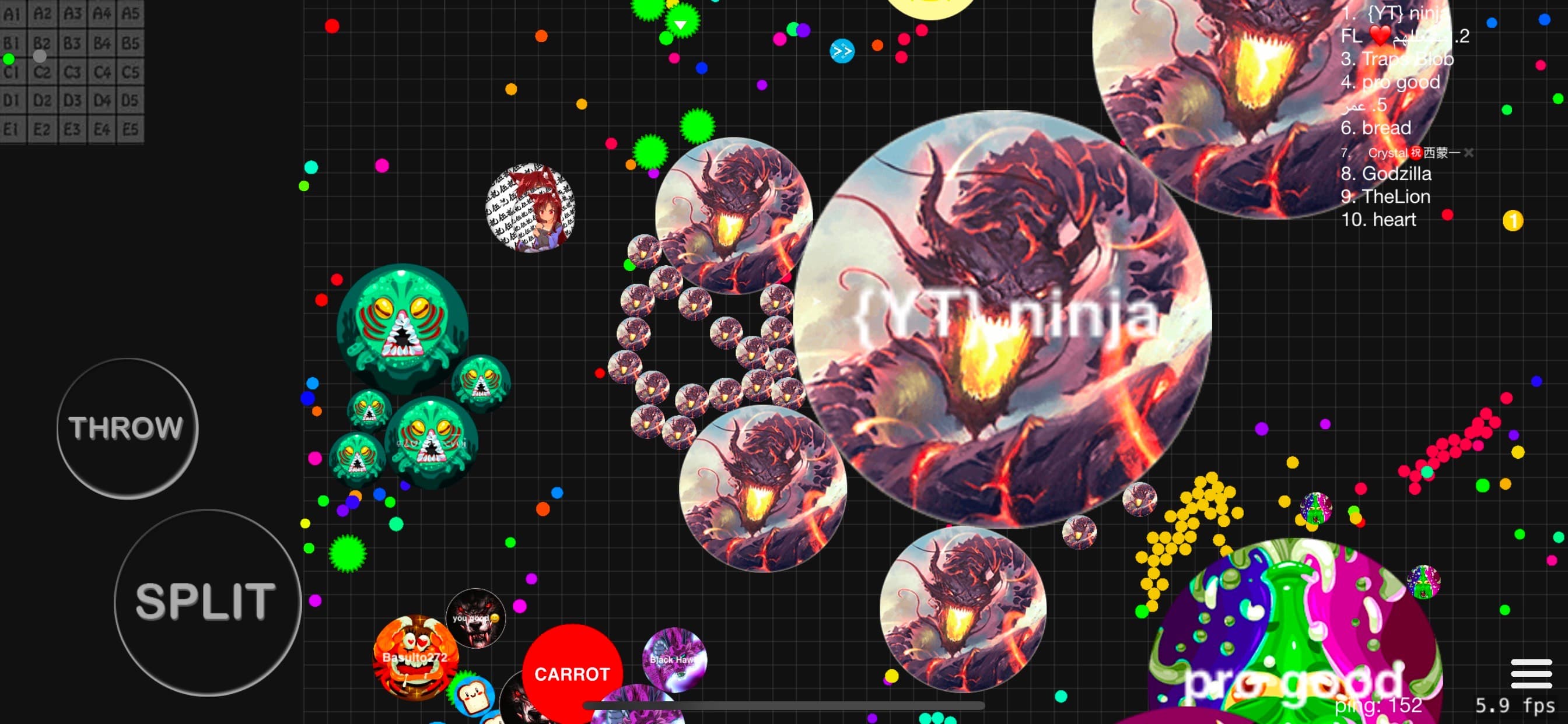 Blob io - Throw & split cells screenshot 5 - screenshot