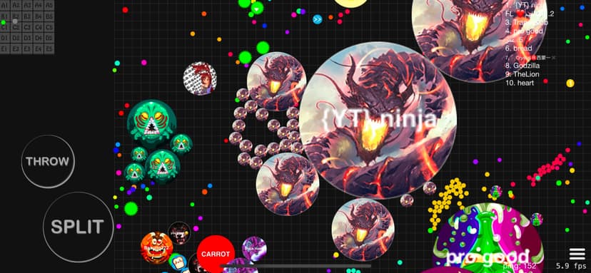 Blob io - Throw & split cells screenshot 5 - screenshot