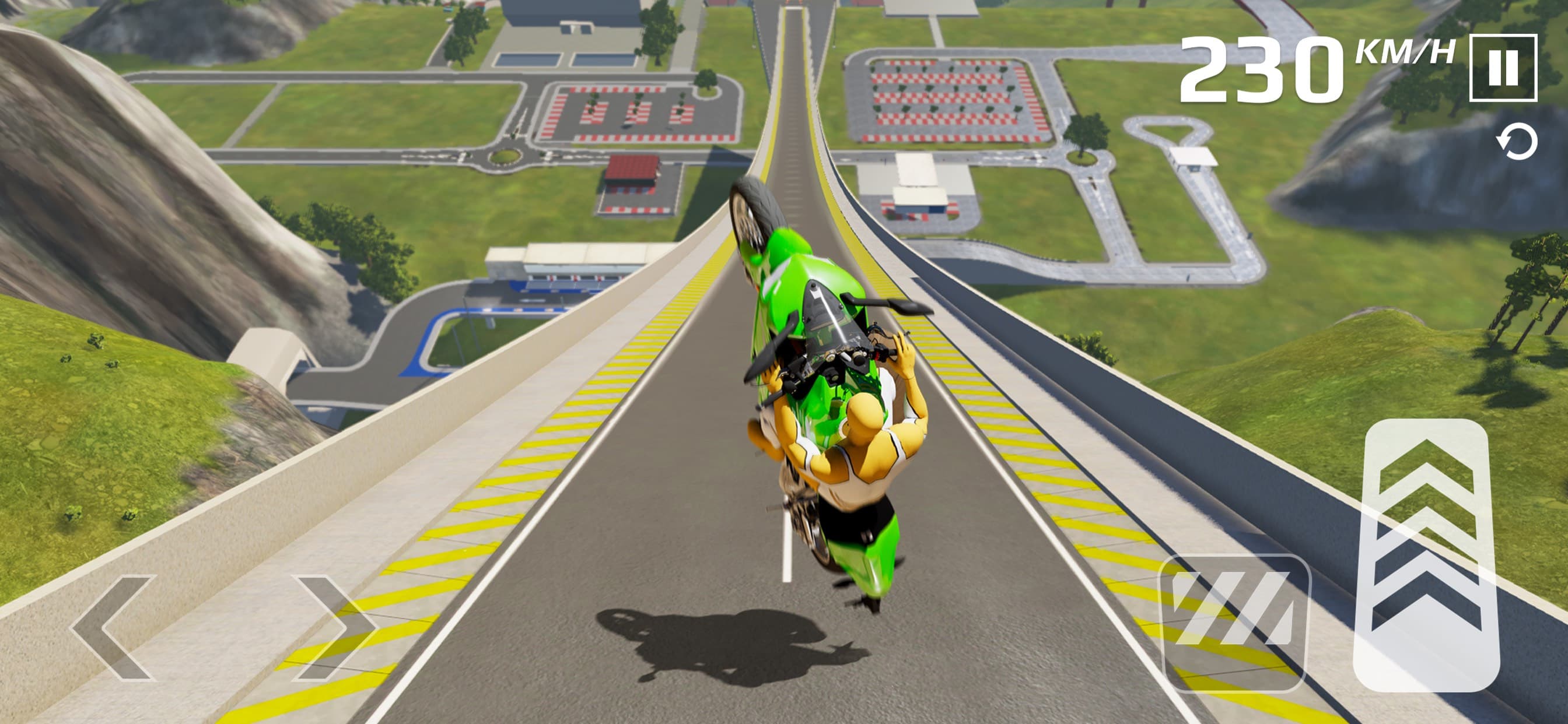 Superhero Moto Stunts Racing screenshot 3 - screenshot