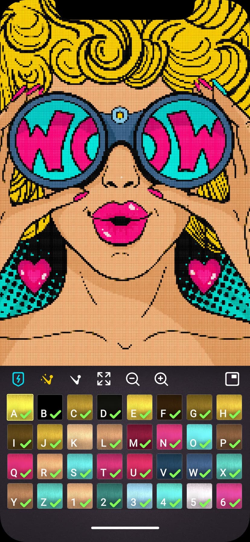 Cross-Stitch: Color by Number screenshot 3 - screenshot