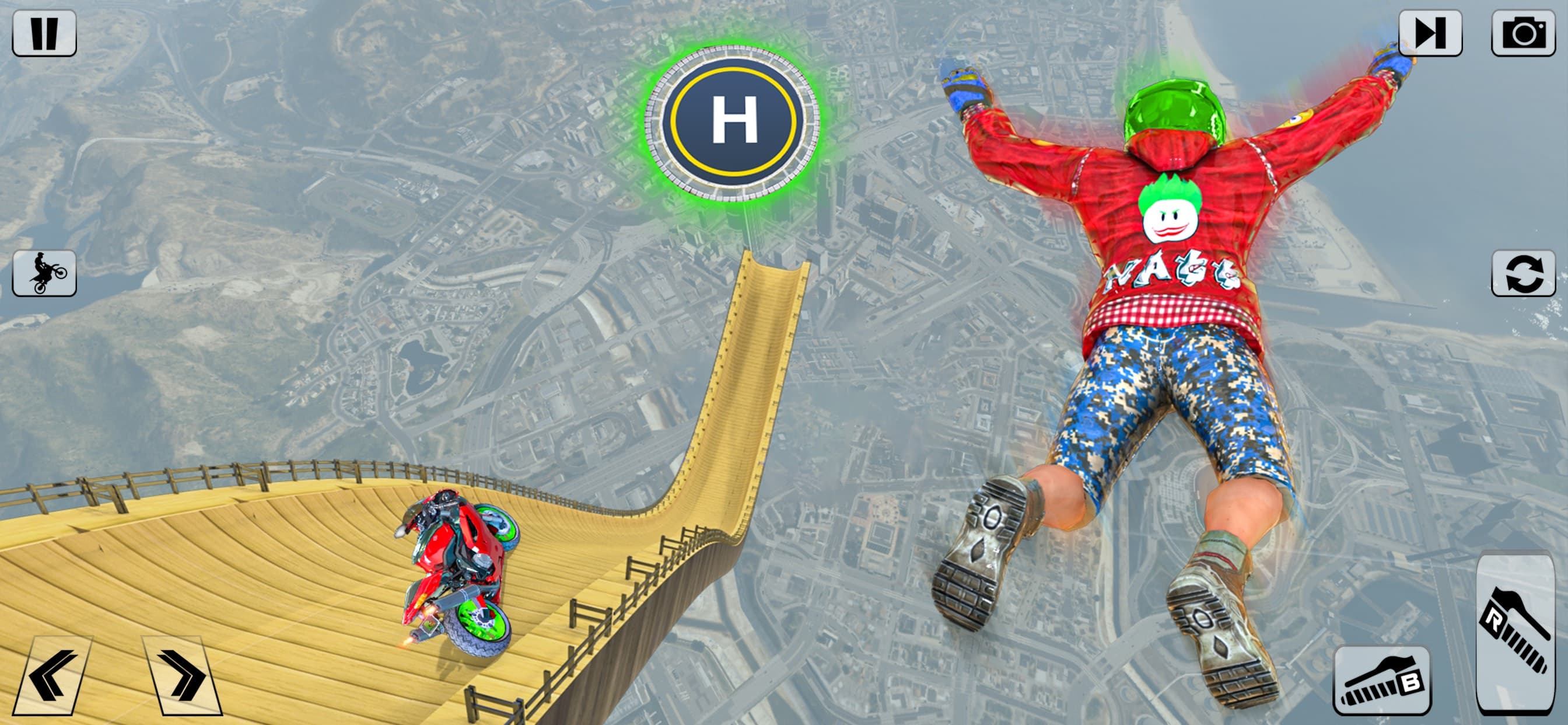 Bike 360 Flip Stunt game 3d screenshot 2 - screenshot