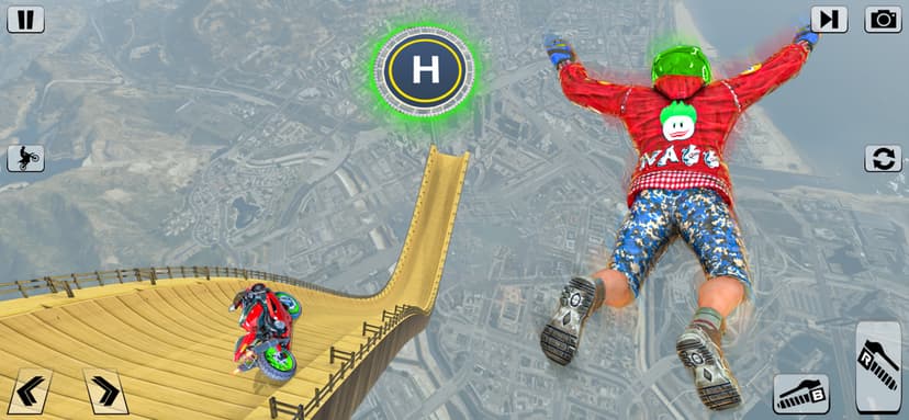 Bike 360 Flip Stunt game 3d screenshot 2 - screenshot