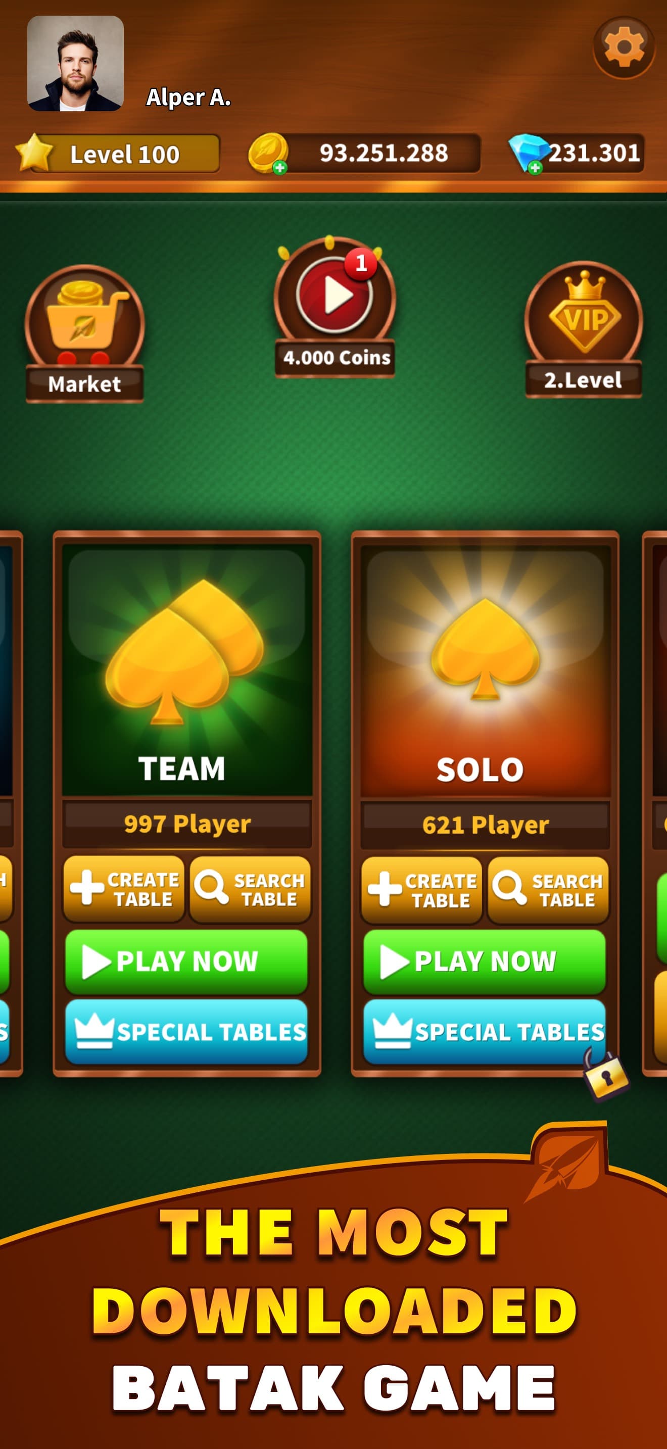 Batak Online HD - Spades screenshot 2 - screenshot