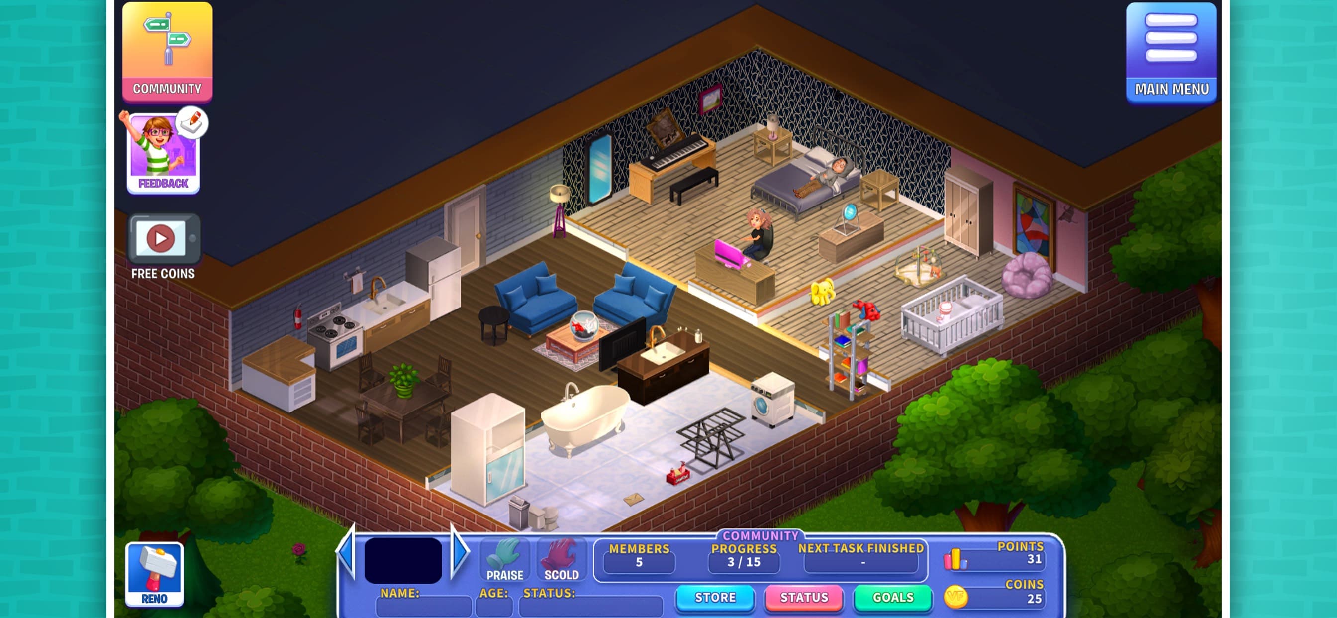 Virtual Families Our New Home screenshot 8 - screenshot