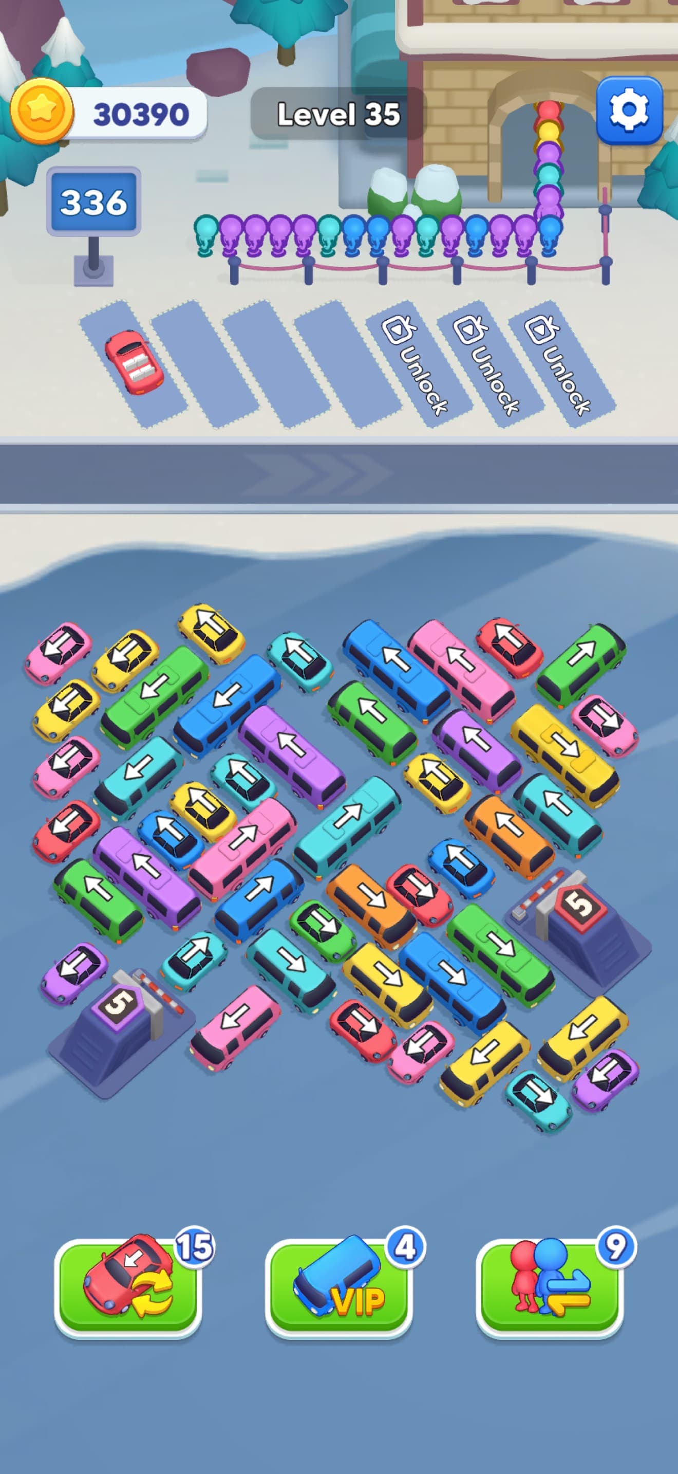 Crazy Bus: Car Jam Parking screenshot 4 - screenshot