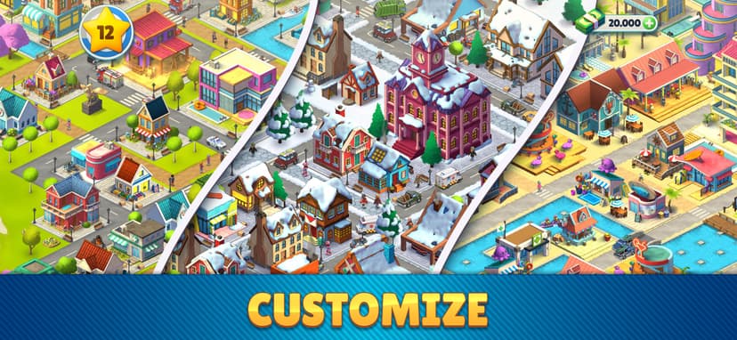Cozy Town: City Building Game screenshot 2 - screenshot