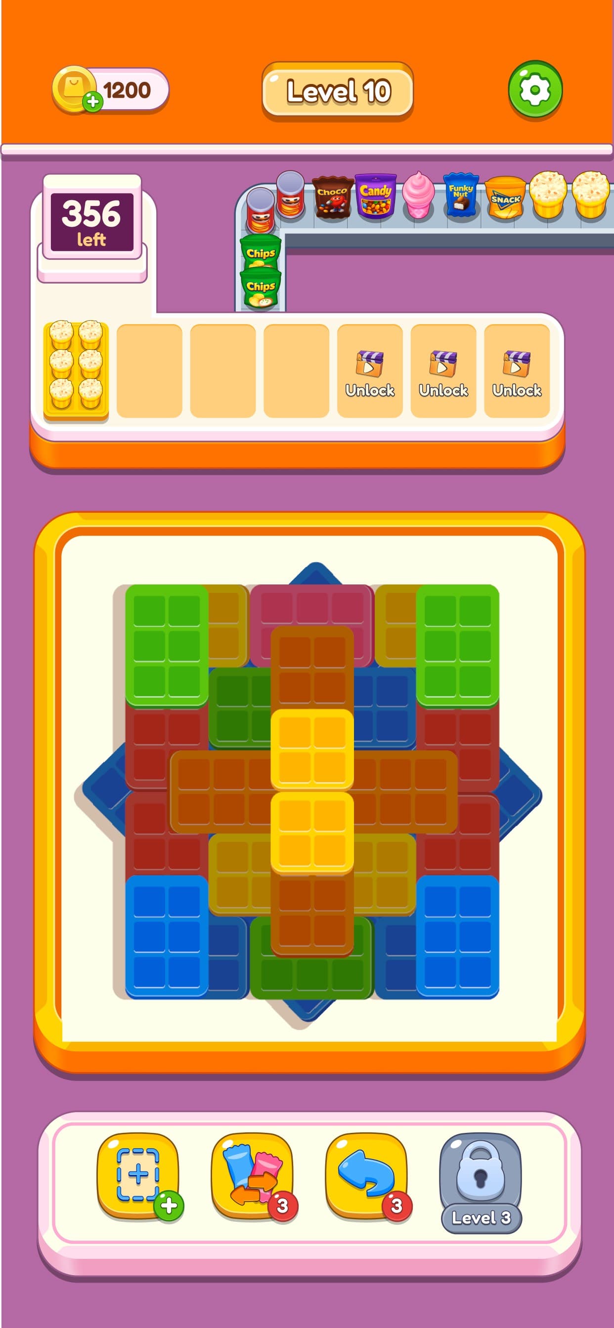 Snack Match: Color Supermarket screenshot 2 - screenshot