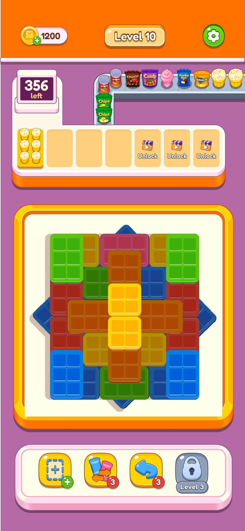 Snack Match: Color Supermarket screenshot 2 - screenshot