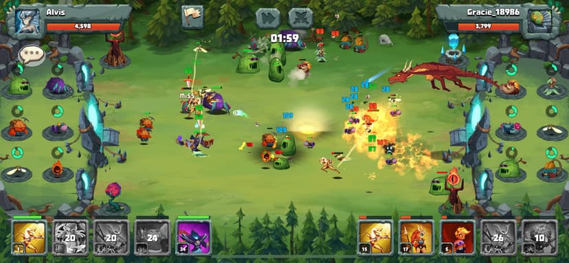 AFK Monster: Summon Legend TD screenshot 5 - screenshot
