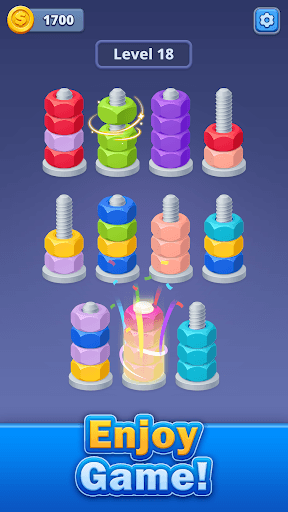 Nuts Factory: Sort Puzzle screenshot 6 - screenshot